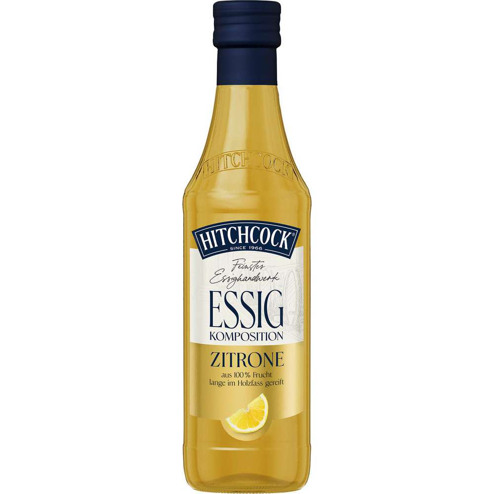 Produktabbildung Hitchcock Fruchtessig Zitrone