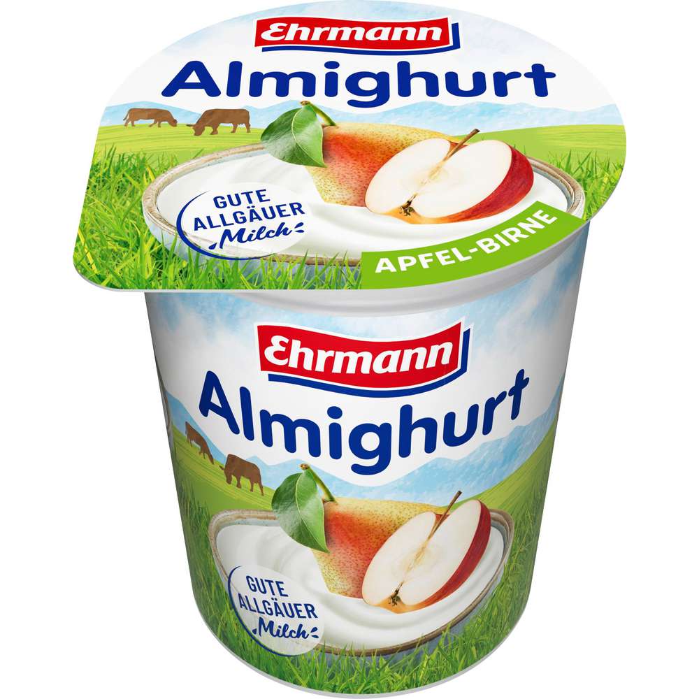 Produktabbildung Ehrmann Fruchtjoghurt Almighurt, Apfel-Birne