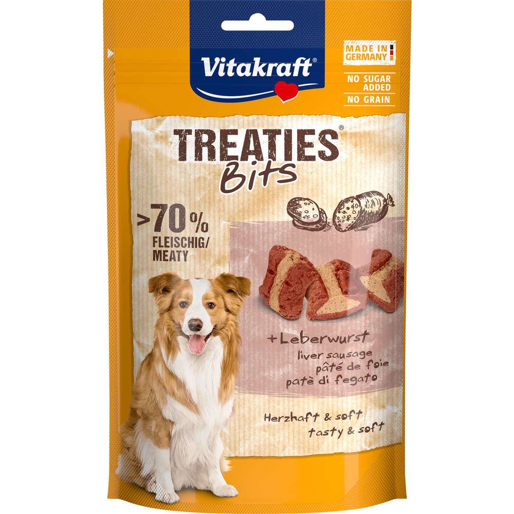 Produktabbildung Vitakraft Hunde-Snack Treaties Bits, Leberwurst