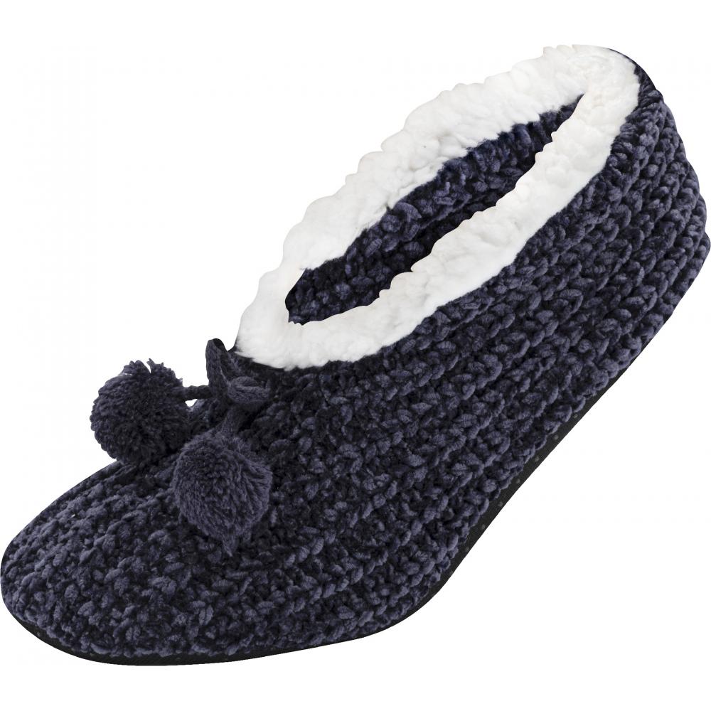 Produktabbildung keine Marke Damen-Chenille-Ballerina-Socken
