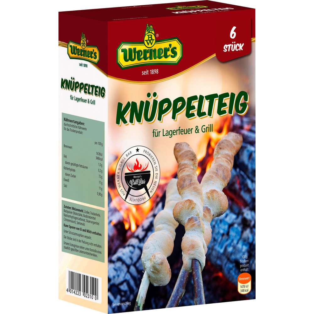 Produktabbildung Werner's Knüppelteig, für Lagerfeuer & Grill