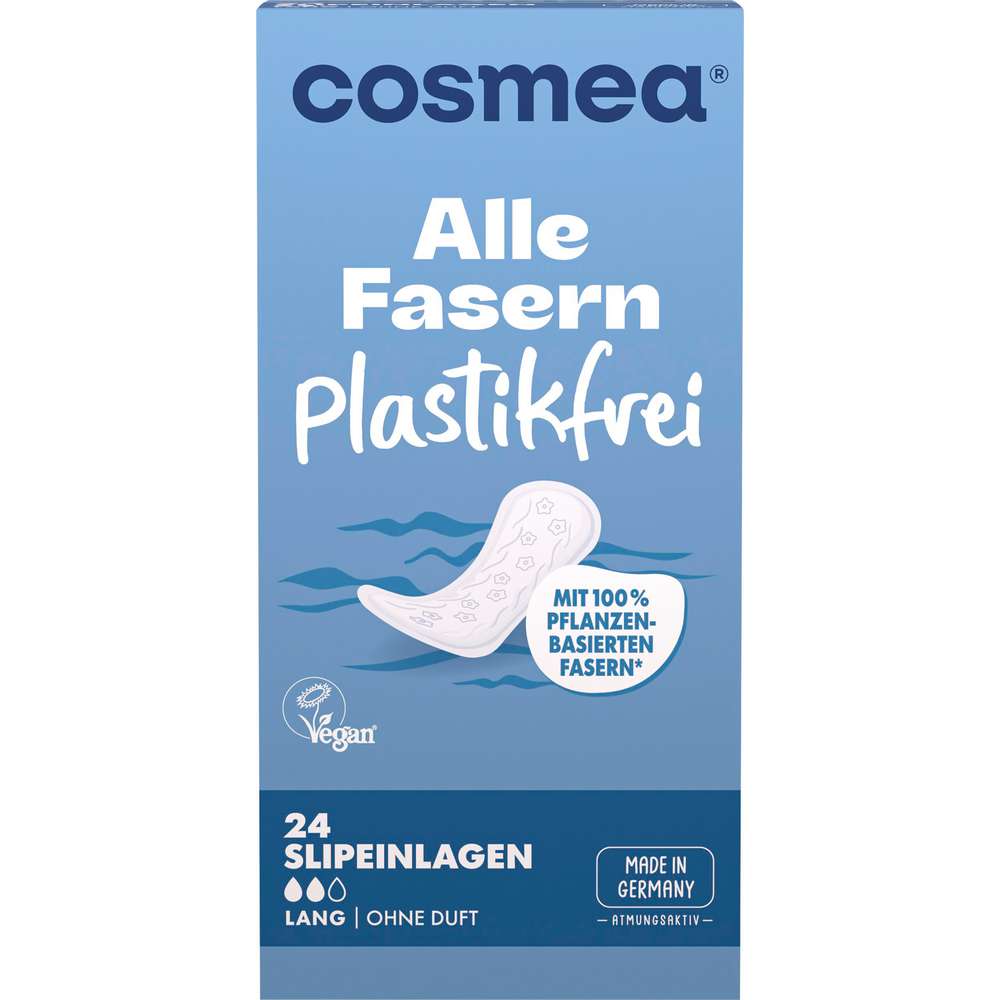 Produktabbildung Cosmea Slipeinlagen Plastikfrei lang ohne Duft