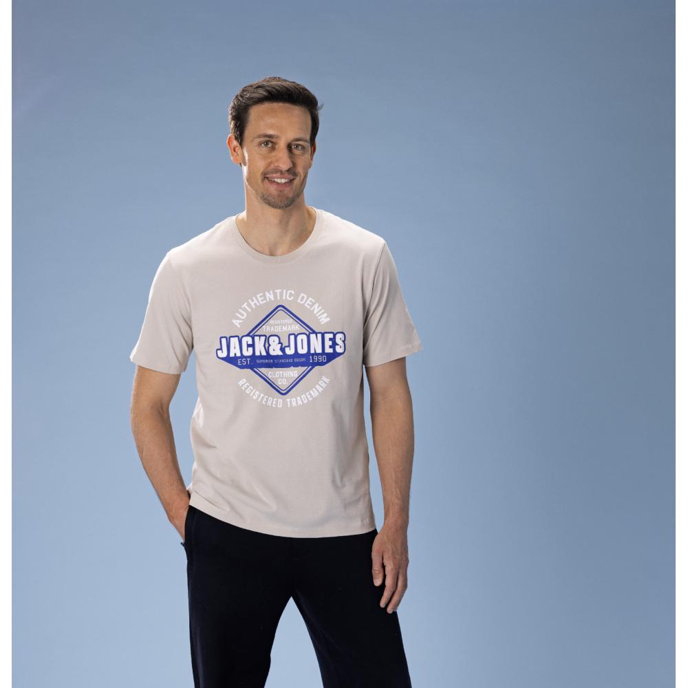 Produktabbildung keine Marke Tom Tailor oder Jack & Jones Herren-T-Shirt, je Artikel