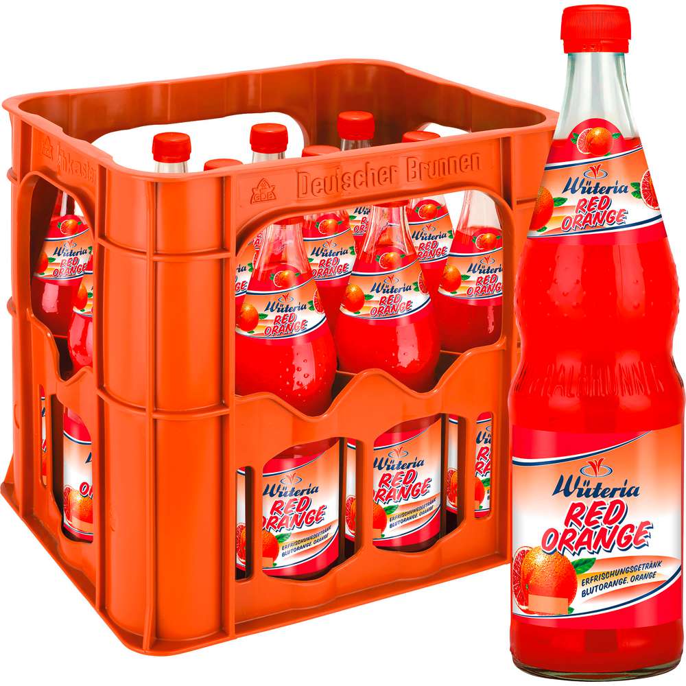 Produktabbildung Wüteria Blutorangen Limonade (12x 0,700 Liter)