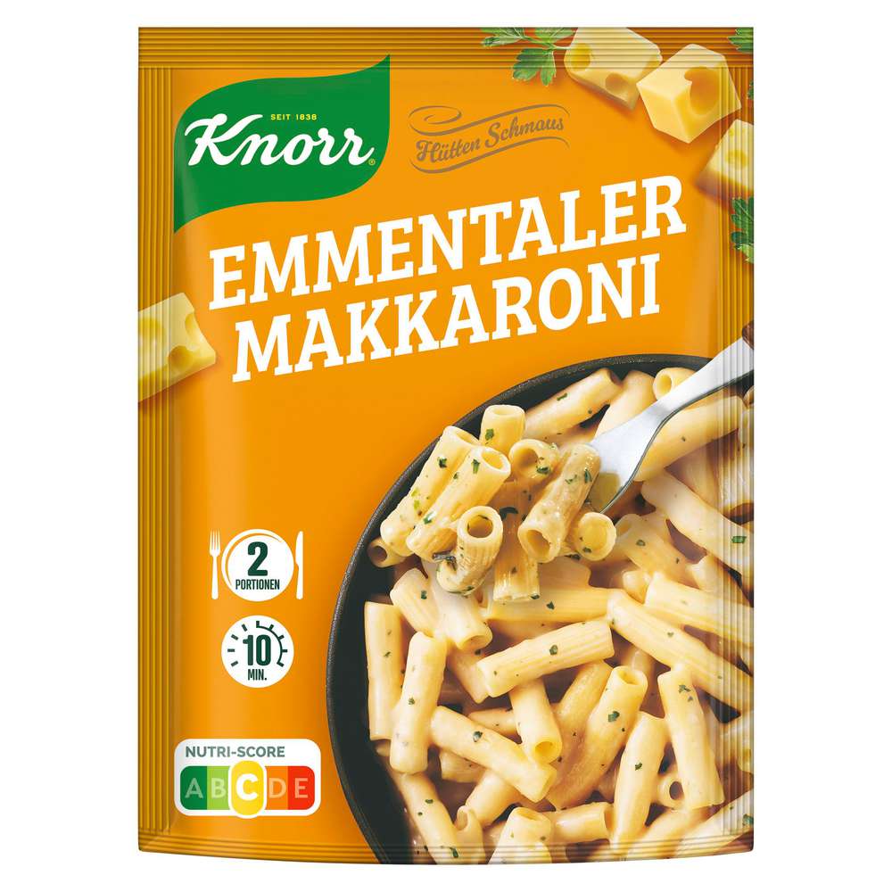 Produktabbildung Knorr Hüttenschmaus Emmentaler Makkaroni