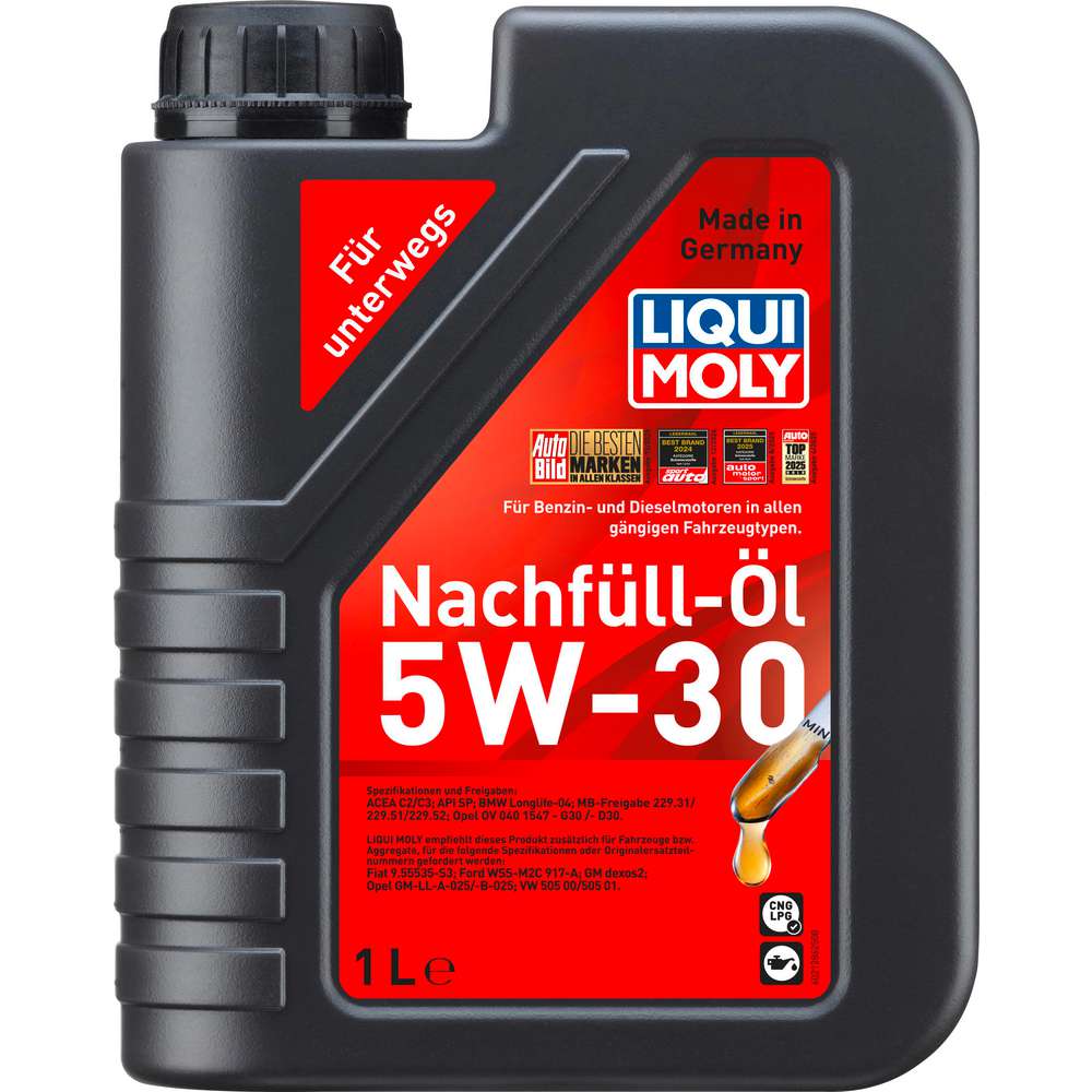 Produktabbildung Liqui Moly Nachfüll-Öl 5W-30, 1 Liter