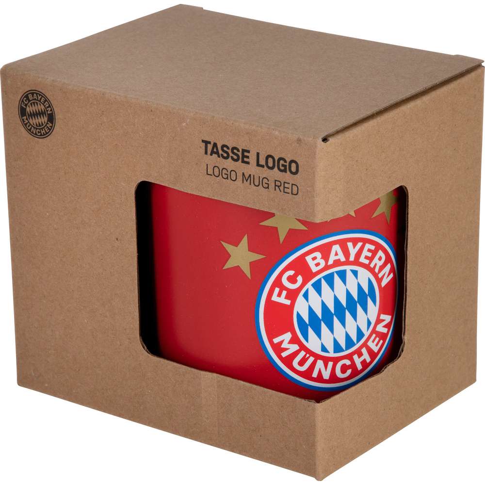 Produktabbildung FC Bayern München Tasse mit Logo, rot