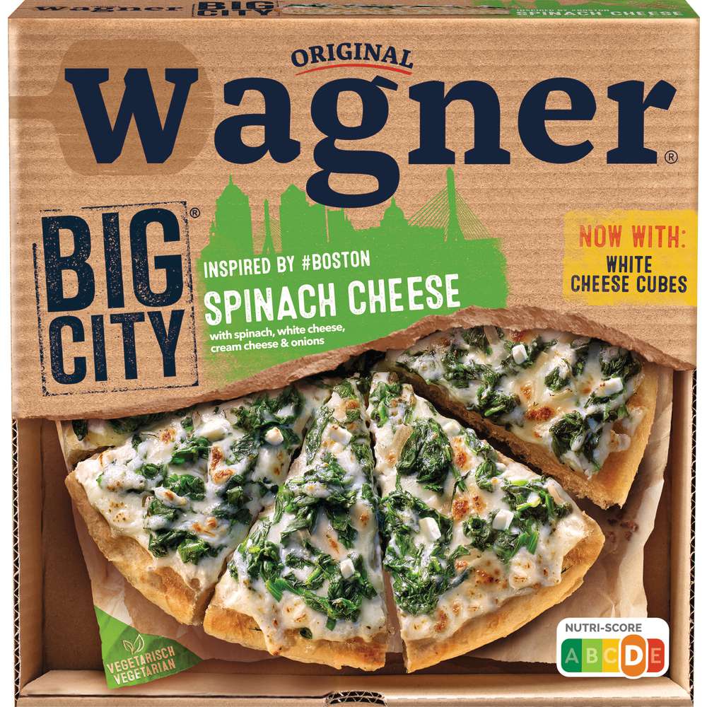 Produktabbildung Wagner Big City Pizza Boston, Spinat Käse,  tiefgekühlt