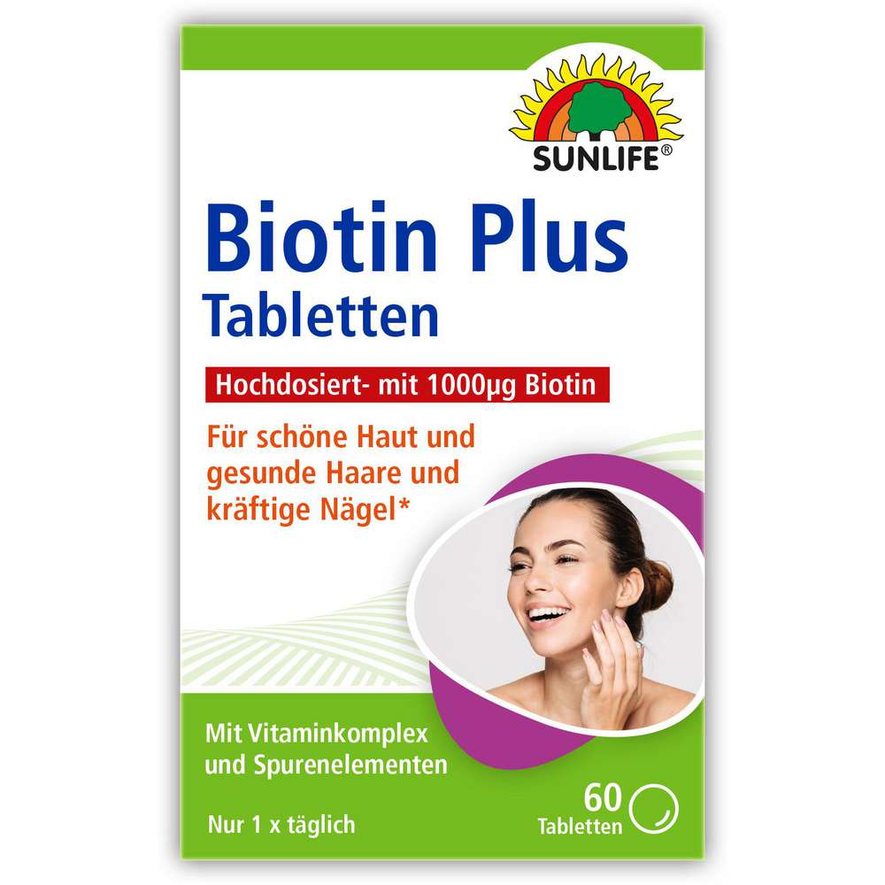 Produktabbildung Sunlife Biotin Plus Tabletten hochdosiert
