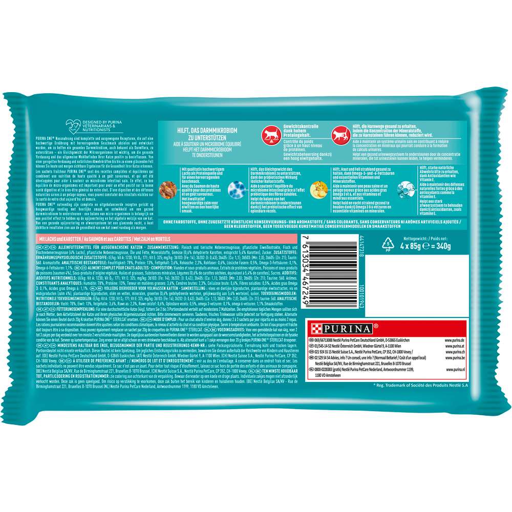 Produktabbildung Purina Katzen-Nassfutter One, Lachs Sterilcat