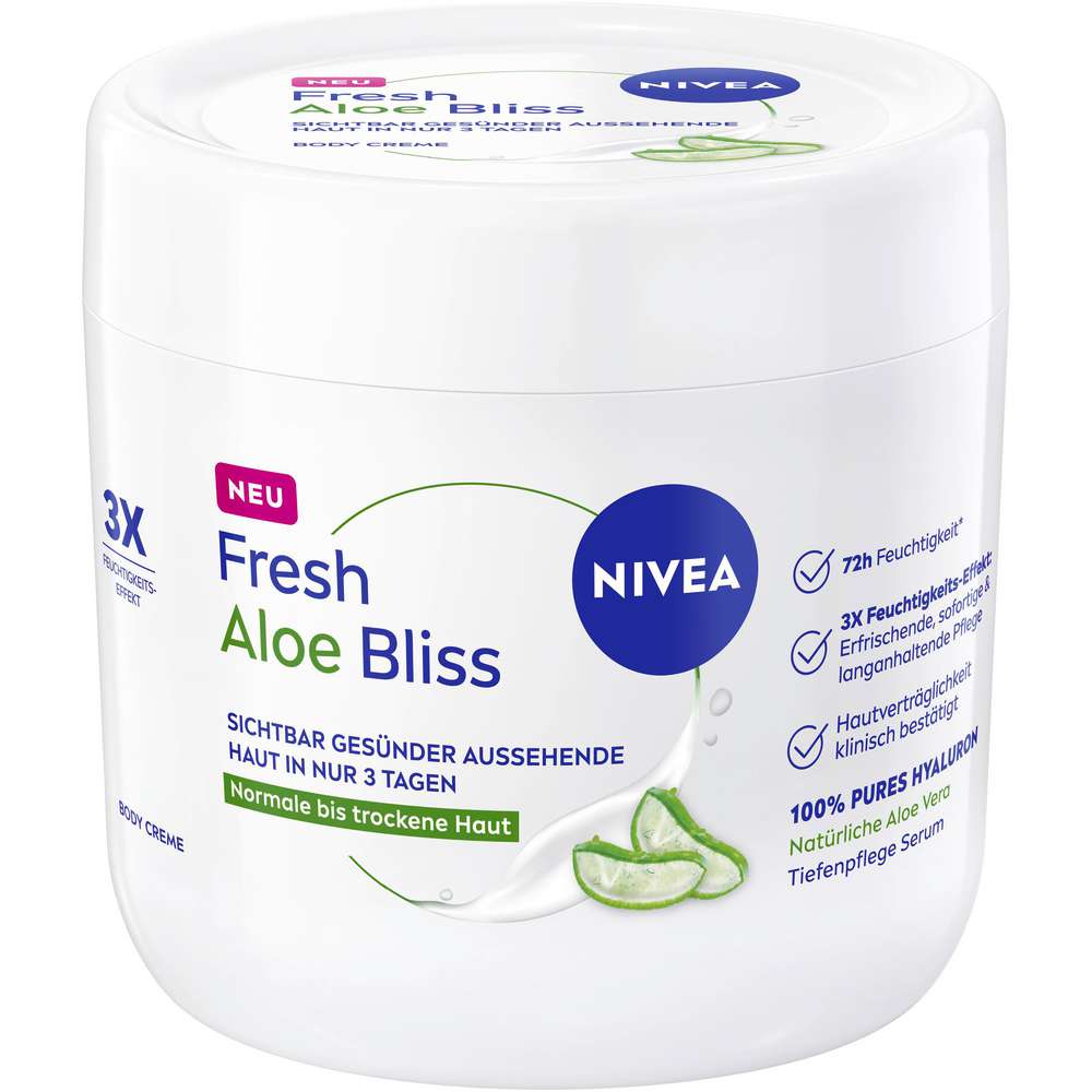 Produktabbildung Nivea Bodycreme, Fresh Aloe