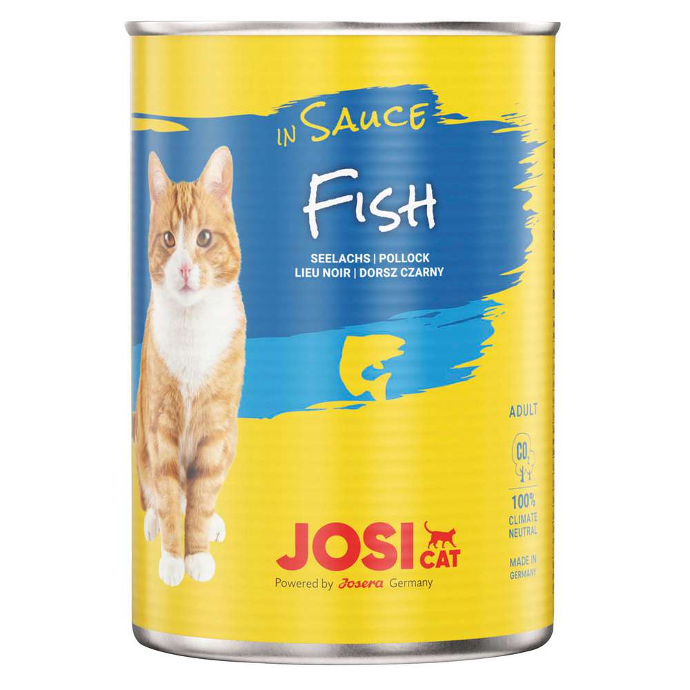 Produktabbildung JosiCat Katzen-Nassfutter, Lachs in Sauce