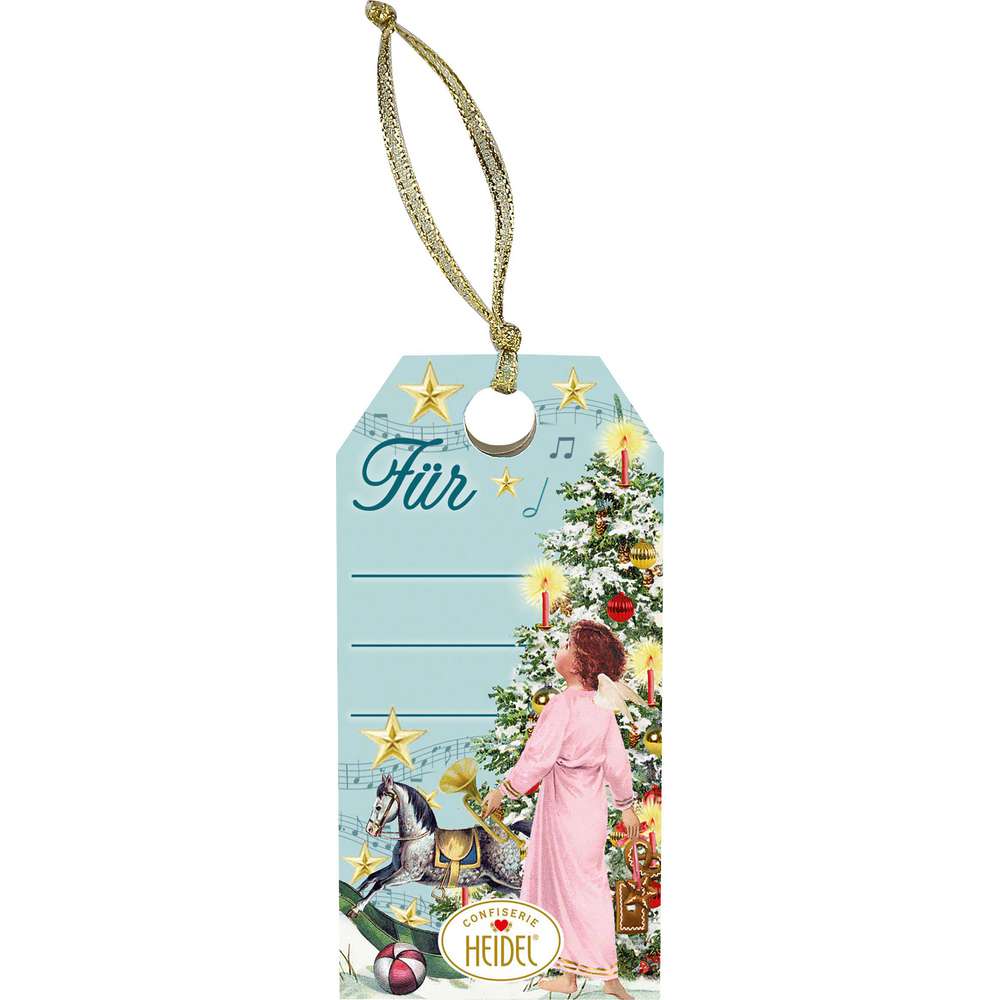 Produktabbildung Confiserie Heidel Tafelschokolade Geschenkanhänger