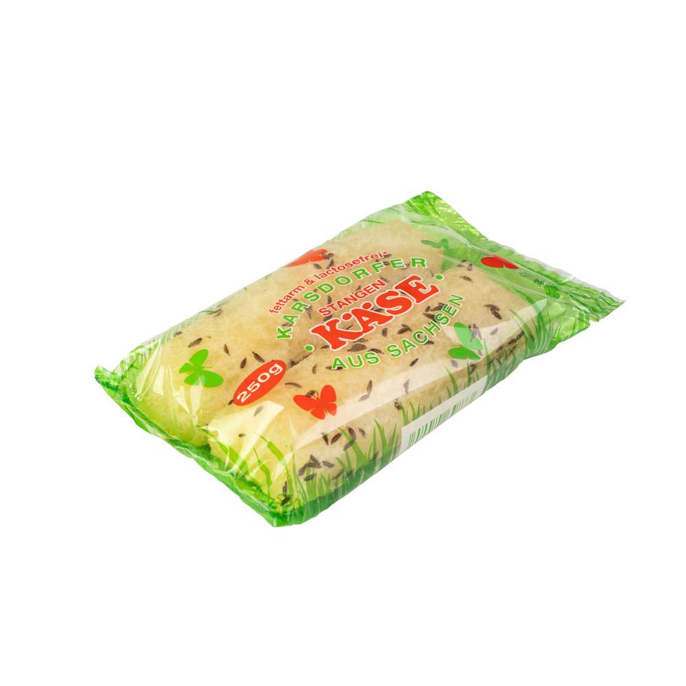 Produktabbildung Karsdorfer Stangenkäse, Kümmel