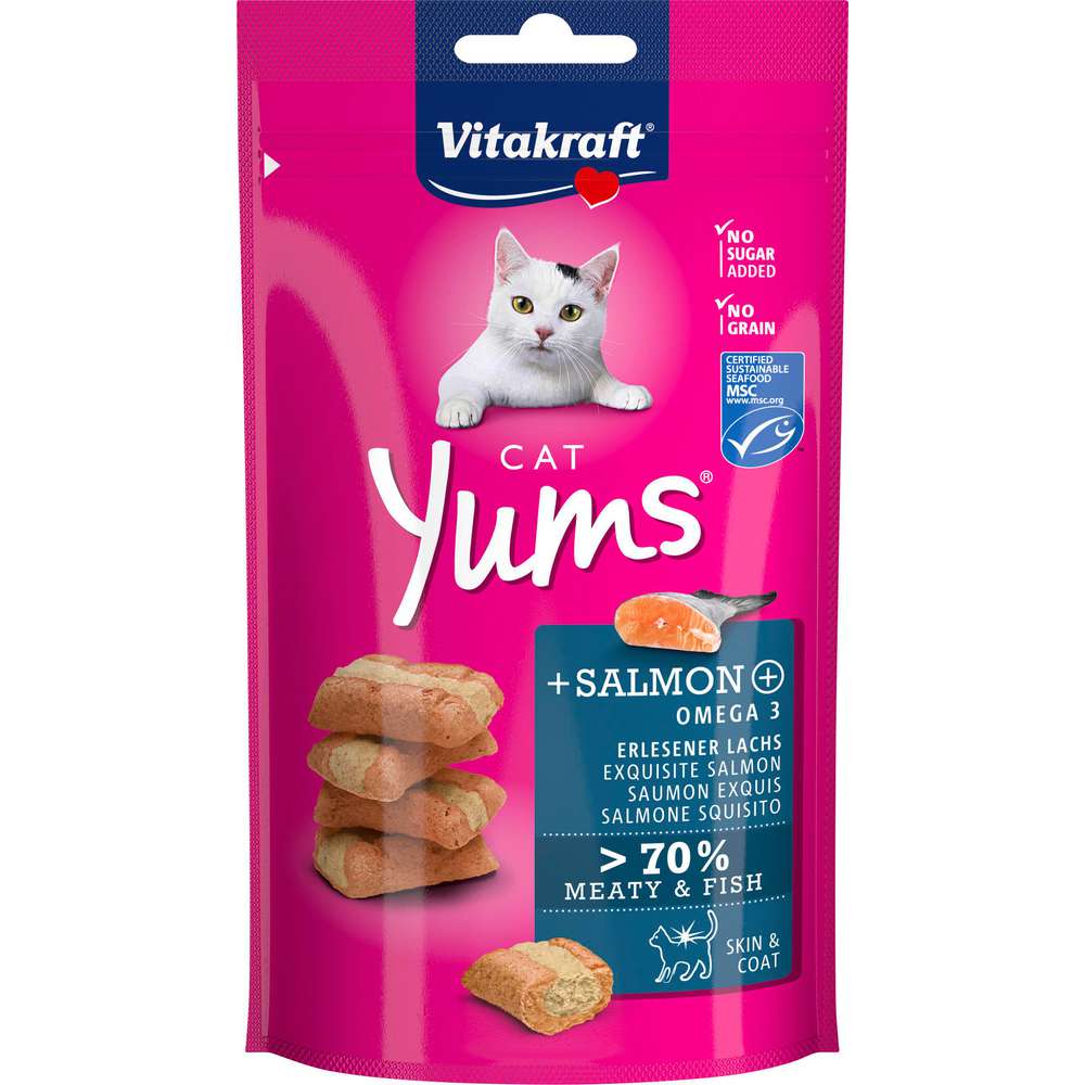Produktabbildung Vitakraft Katzen-Snacks yums, Lachs