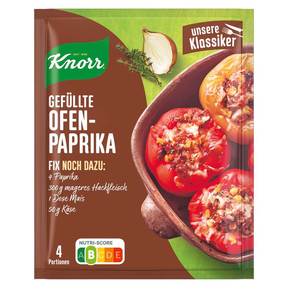 Produktabbildung Knorr Fix Würzmischung Gefüllte Ofen-Paprika