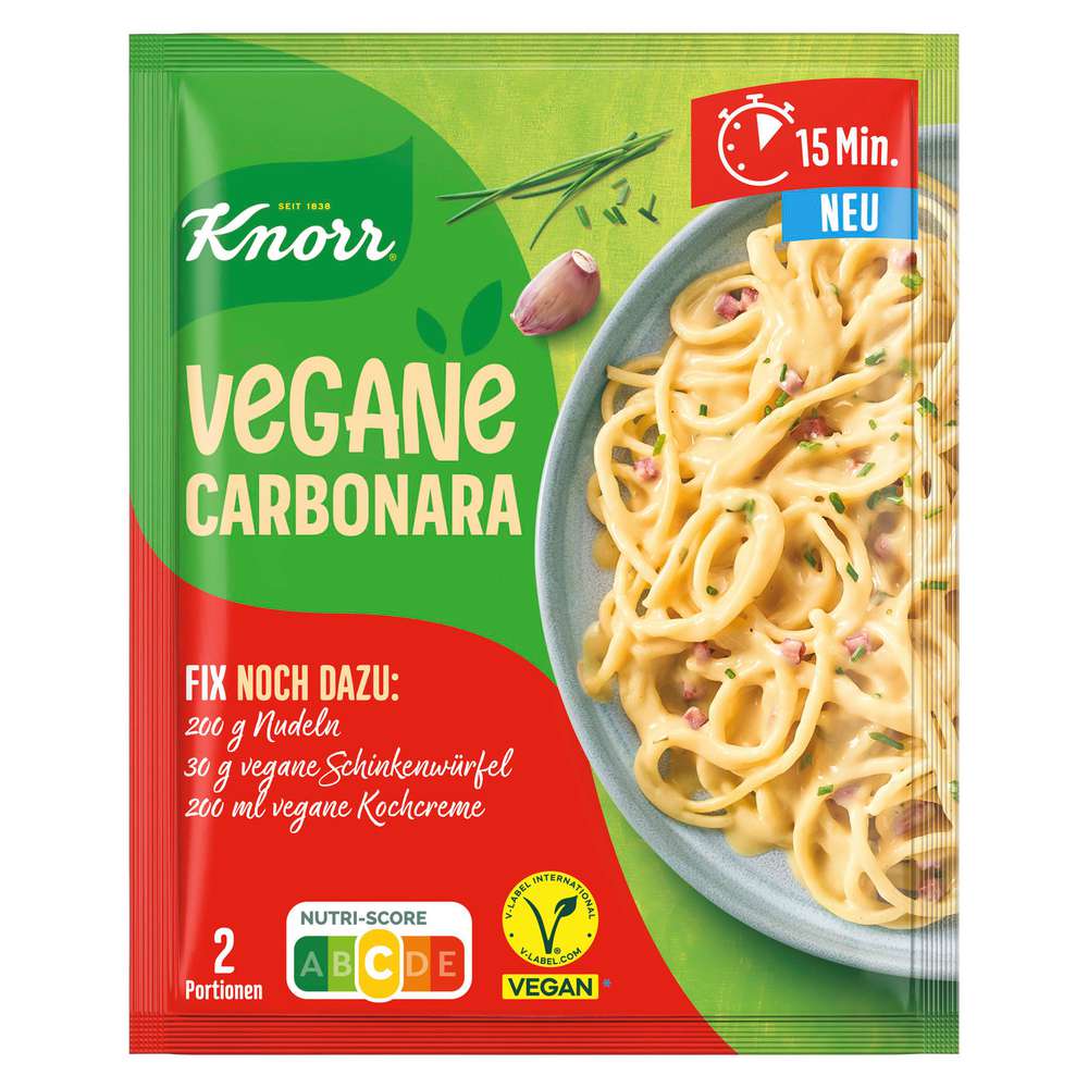 Produktabbildung Knorr Fix-Würzmischung Vegan, Carbonara
