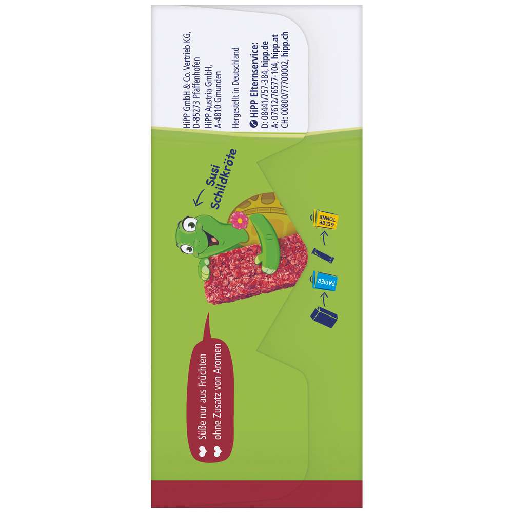 Produktabbildung Hipp Hafer-Riegel Erdbeere und Himbeere