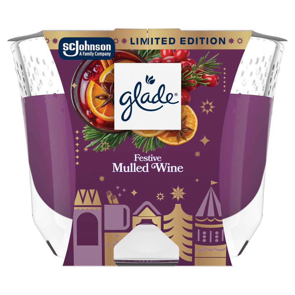 Produktabbildung Glade Duftkerze im Glas, Festive Mulled Wine