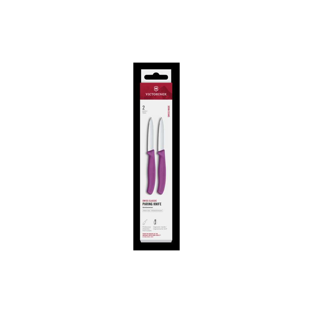 Produktabbildung Victorinox Gemüsemesser 2-teilig, pink, Swiss Classic