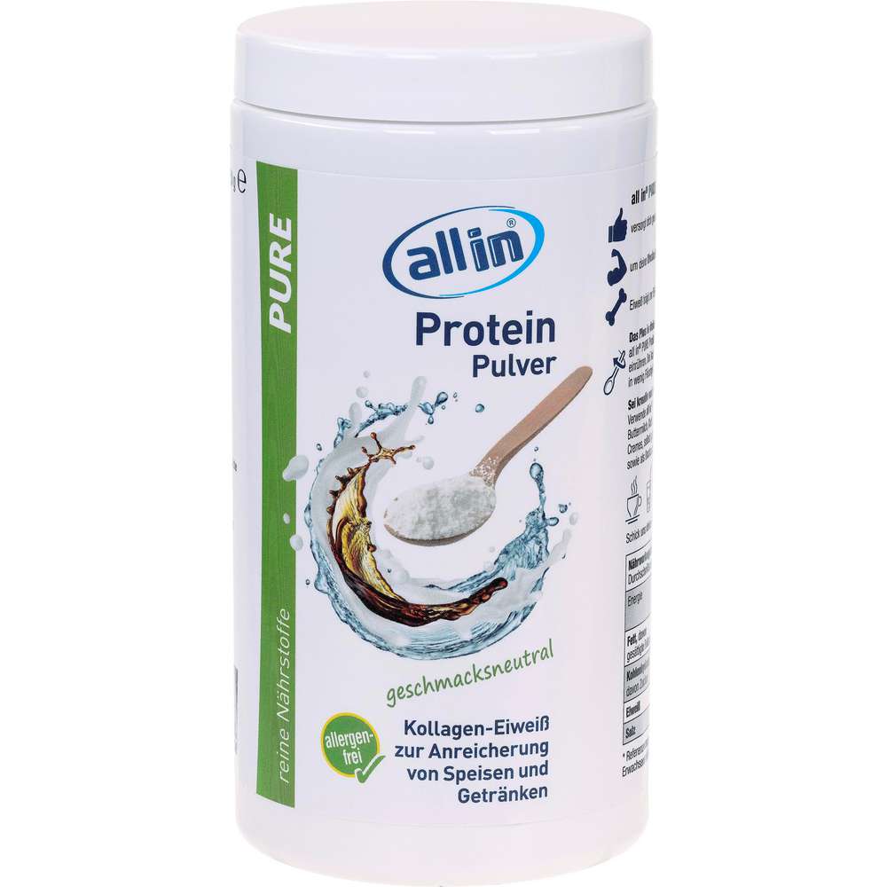 Produktabbildung allin Protein Pulver, geschmacksneutral