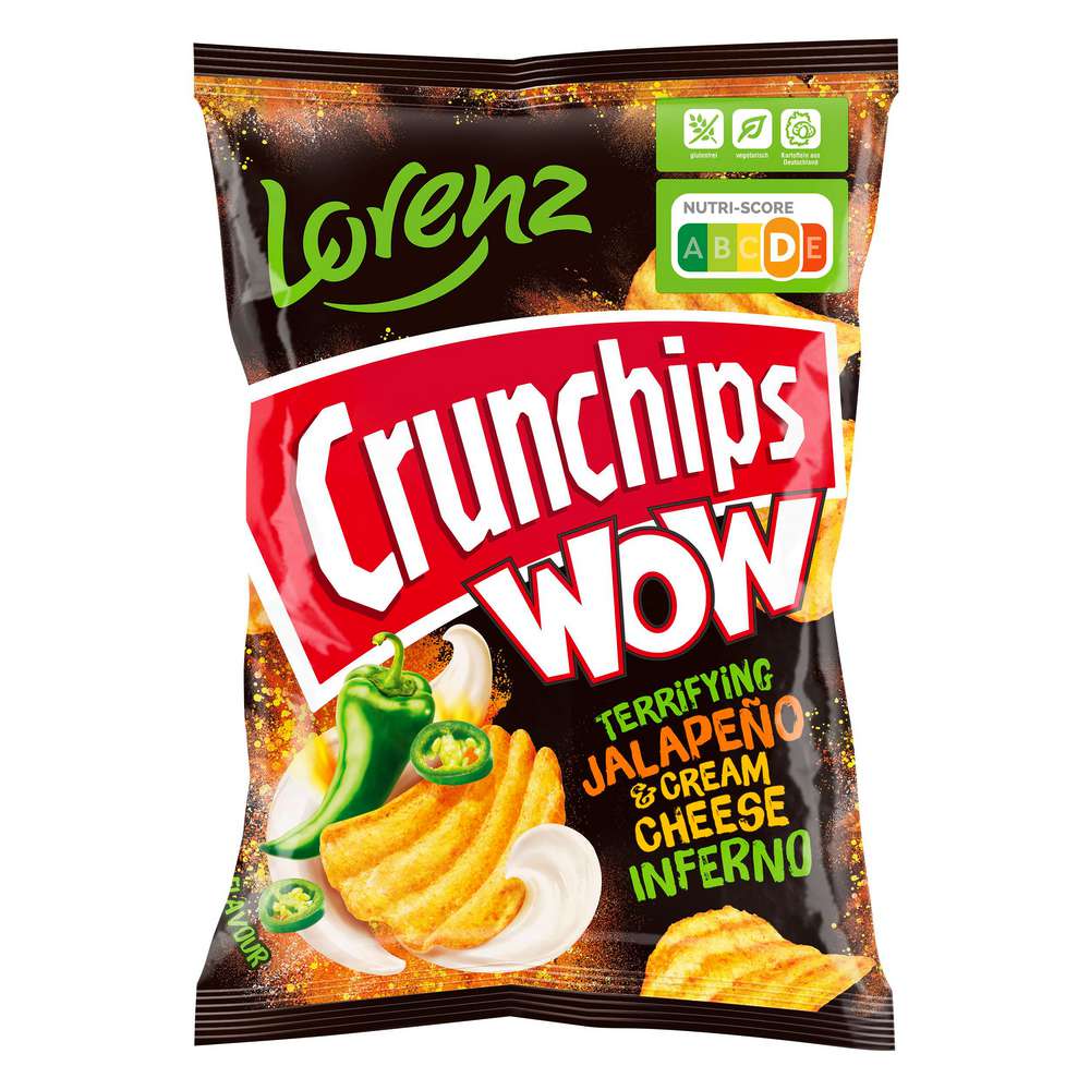 Produktabbildung Lorenz Chips WOW, Jalapeno/Cream Cheese