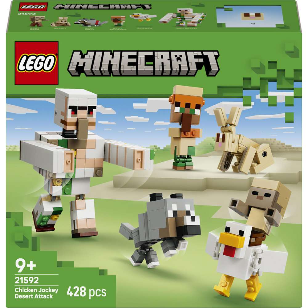 Produktabbildung Lego LEGO Minecraft Angriff des Hühnerreiters in der Wüste 21592