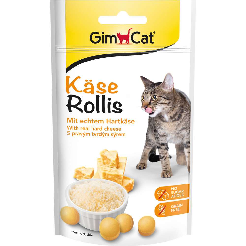 Produktabbildung Gimcat Katzen-Snacks Rollis, Käse