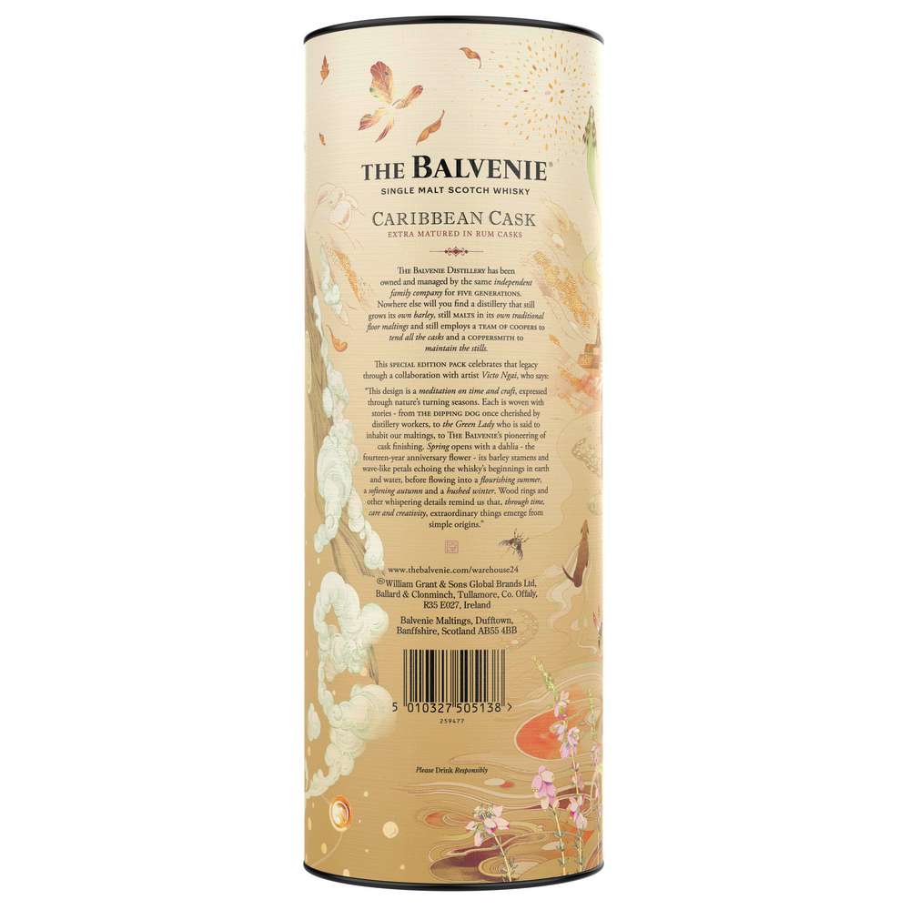 Produktabbildung The Balvenie Caribbean Cask 43%