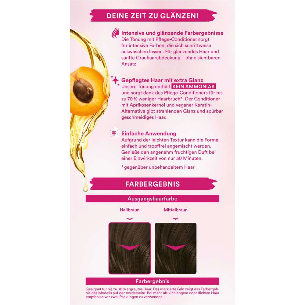 Produktabbildung Poly Palette Haartönung Color-Creme, Mittelbraun 5-0