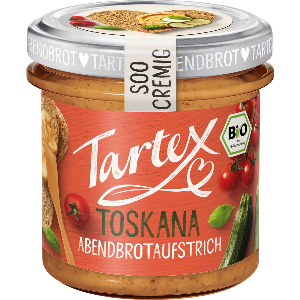 Produktabbildung Tartex Bio Brotaufstrich, Toskana