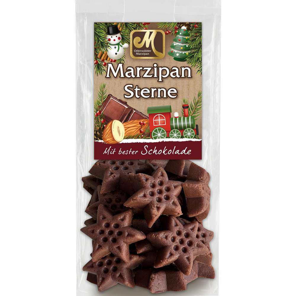 Produktabbildung Odenwälder Marzipan Wintersterne Marzipan