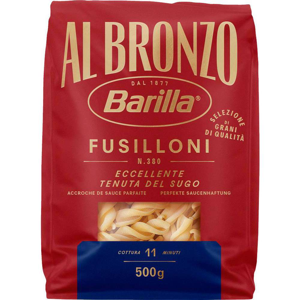 Produktabbildung Barilla Al Bronzo Fusilloni, Pasta