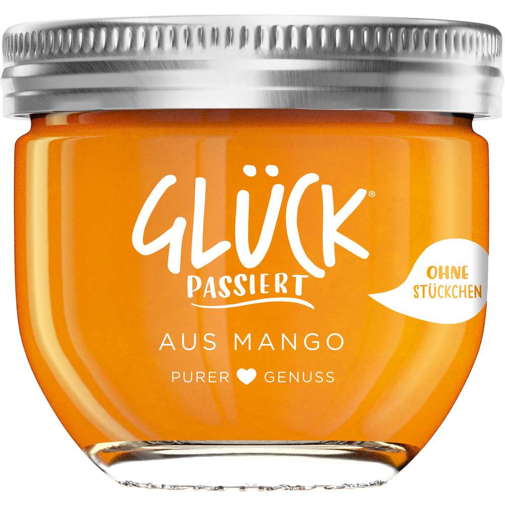 Produktabbildung Glück Fruchtaufstrich fein passiert, Mango