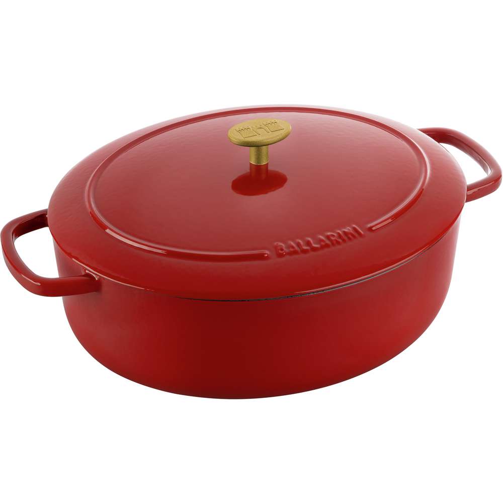 Produktabbildung Zwilling Gusseisentopf Cocotte rot, oval, 31cm