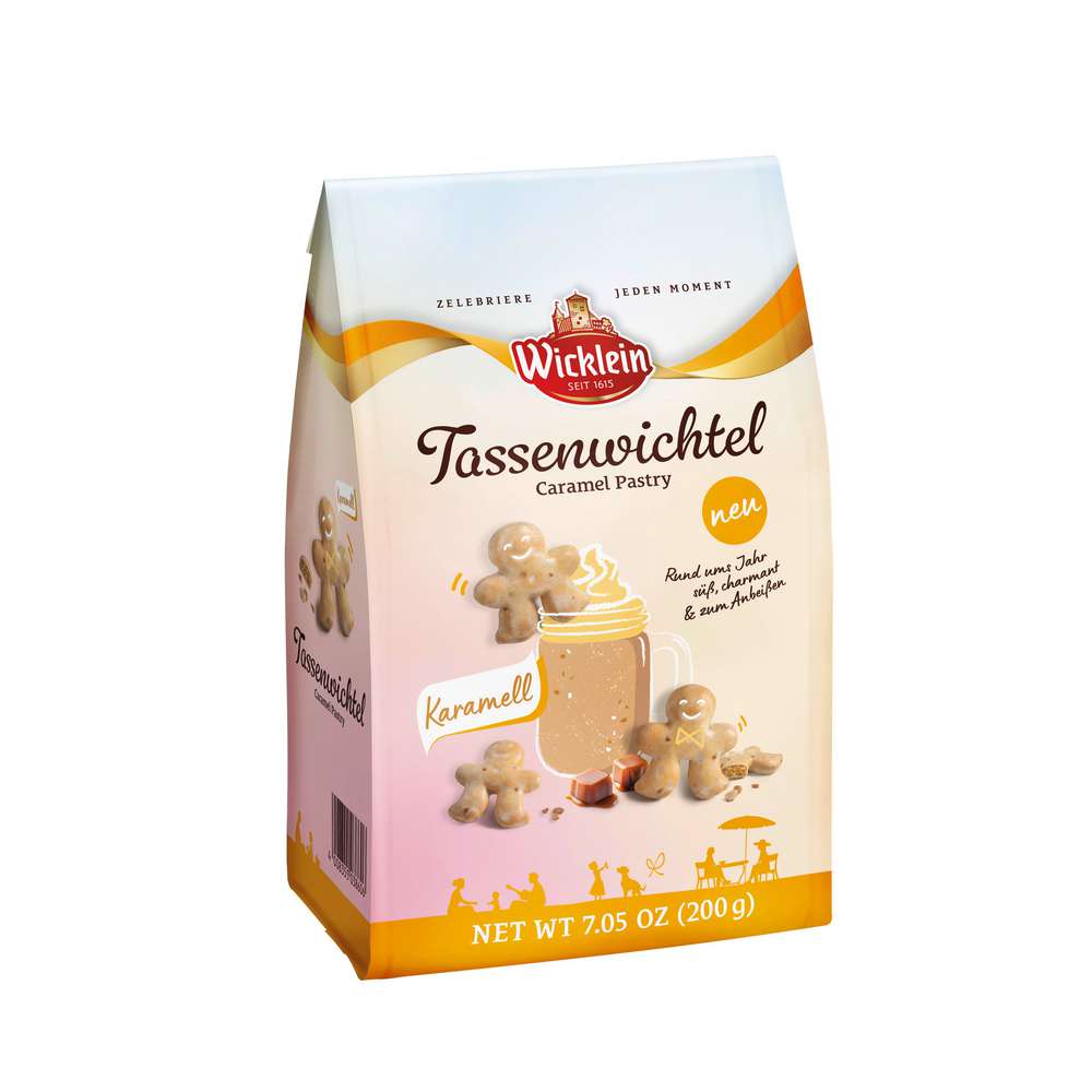 Produktabbildung Wicklein Tassenwichtel Caramel Pastry, Karamell
