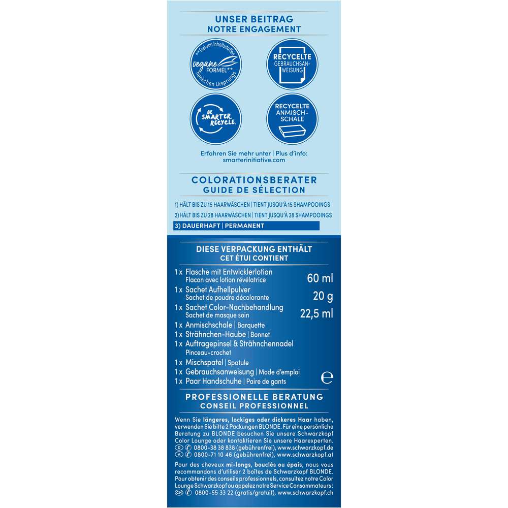 Produktabbildung Schwarzkopf Blonde Aufhellung M1 Super Strähnen