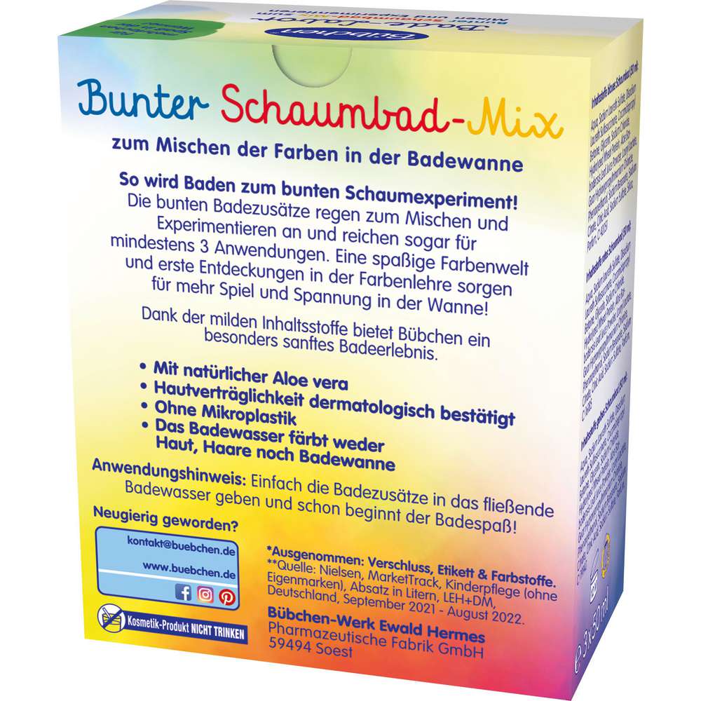 Produktabbildung Bübchen Kids Bade-Labor, Bunter Schaumspaß