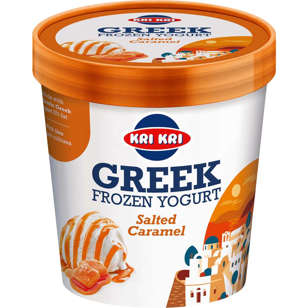 Produktabbildung KRI KRI Eis, Salted Caramel, Greek Frozen Yogurt