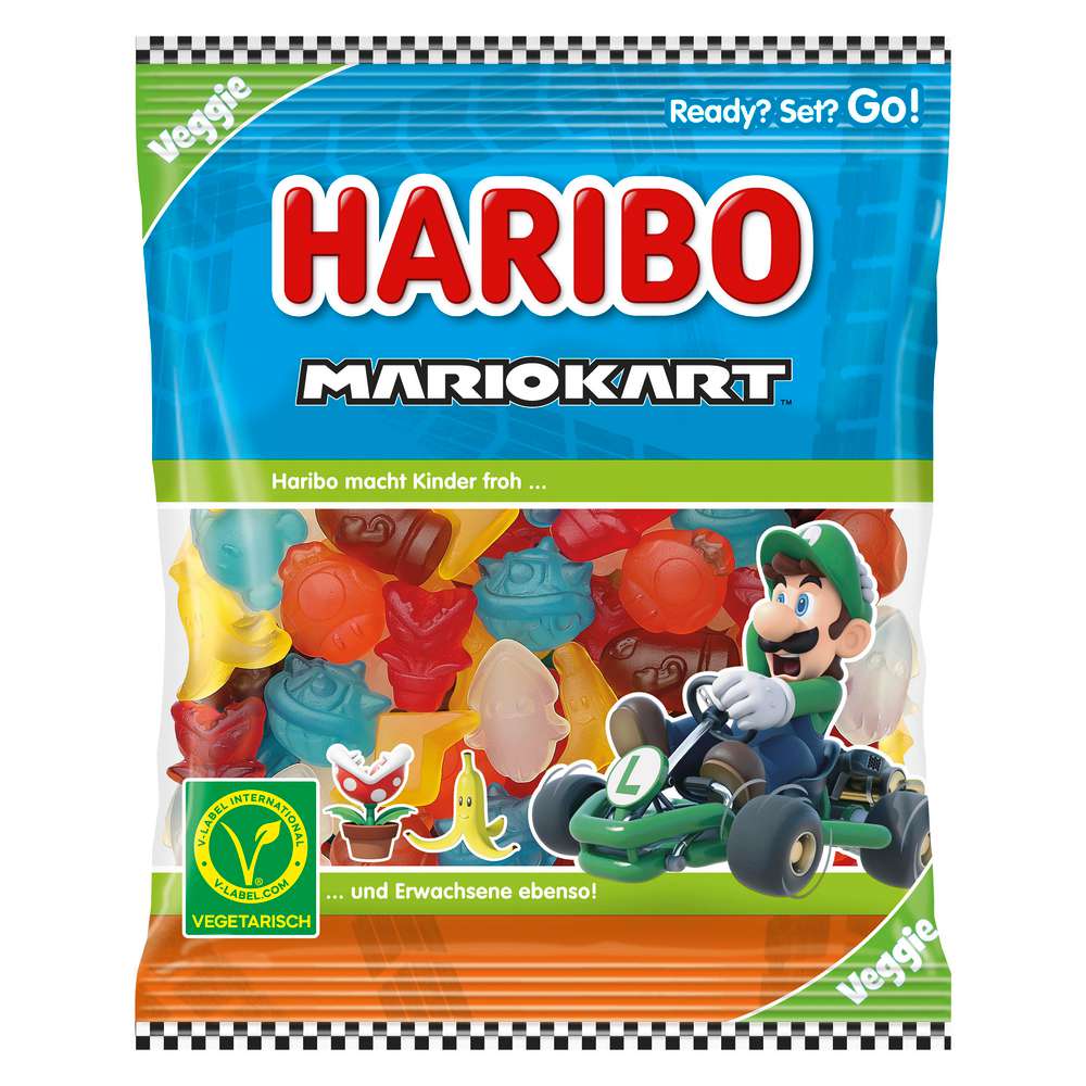 Produktabbildung Haribo Fruchtgummi Veggie Mario Kart
