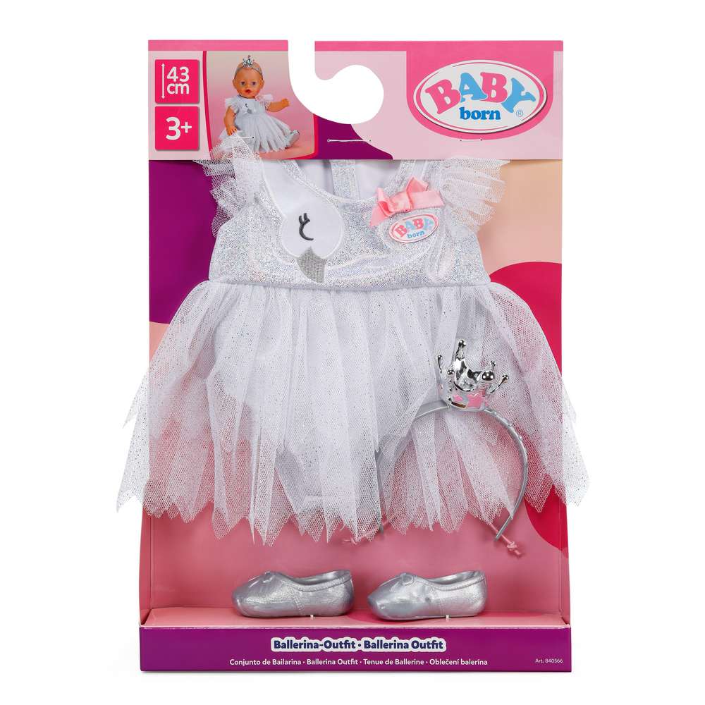 Produktabbildung Zapf Creation BABY born Ballerina-Outfit 43cm