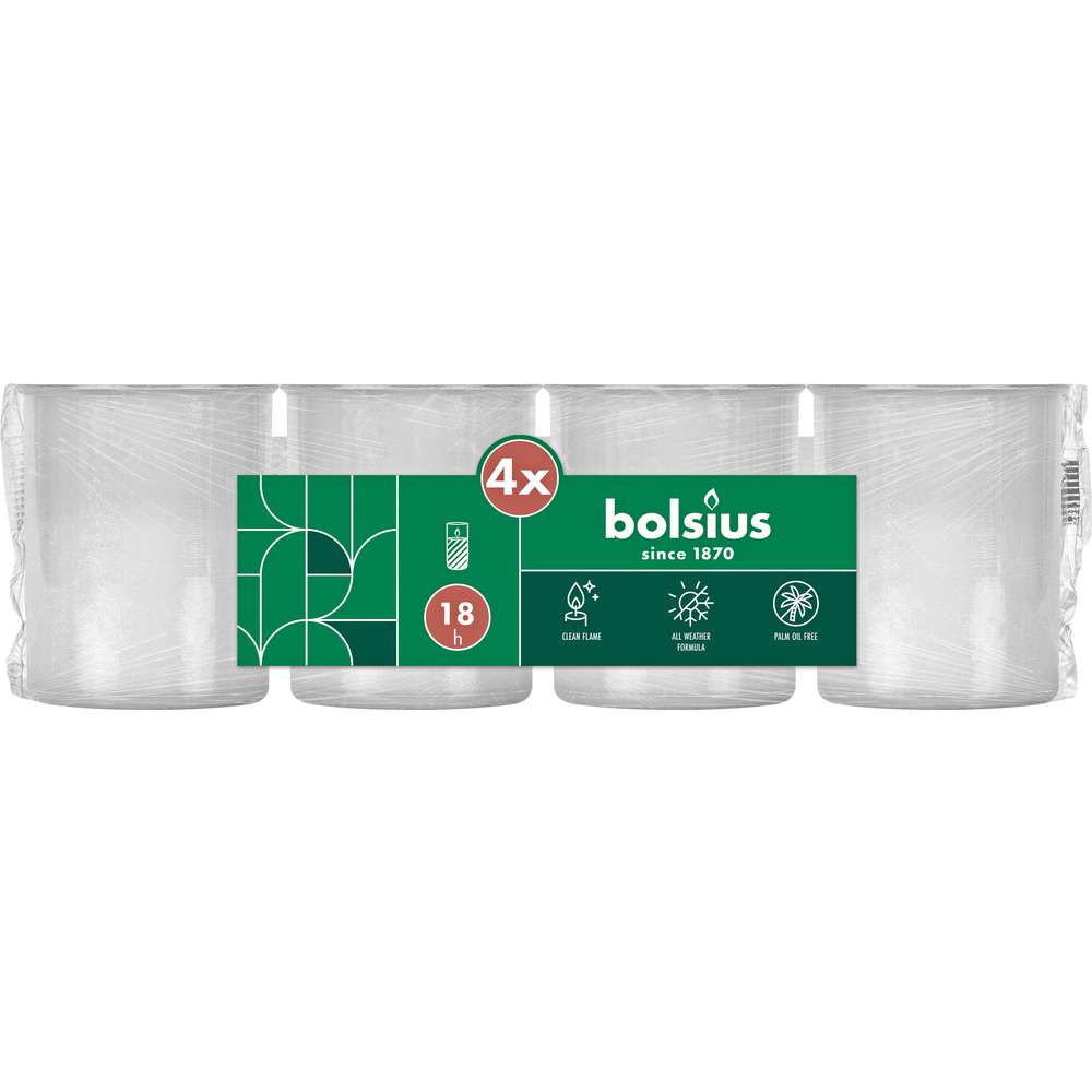 Produktabbildung Bolsius Stundenbrenner Nr.40, weiß