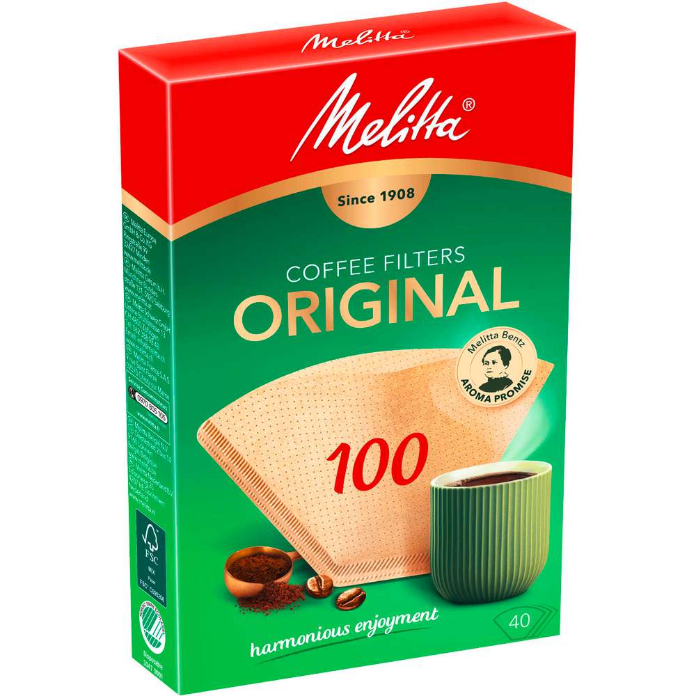 Produktabbildung Melitta Kaffee-Filtertüten, Original 100, naturbraun