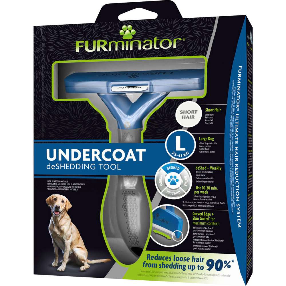 Produktabbildung Tetra Pflegewerkzeug Furminator für kurzhaarige Hunde, Größe L