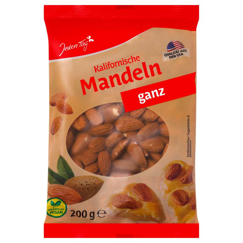 Produktabbildung Jeden Tag Mandeln, ganz