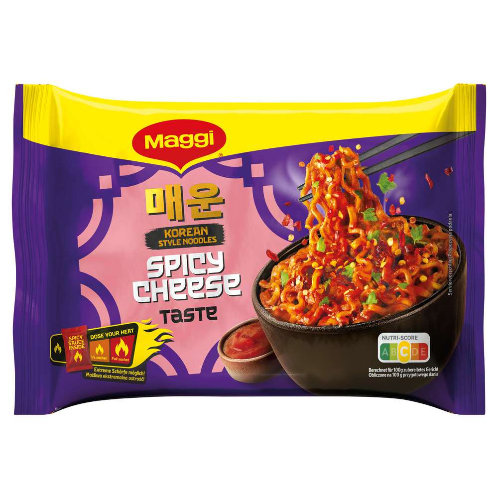Produktabbildung Maggi Korean Noodles Spicy Cheese