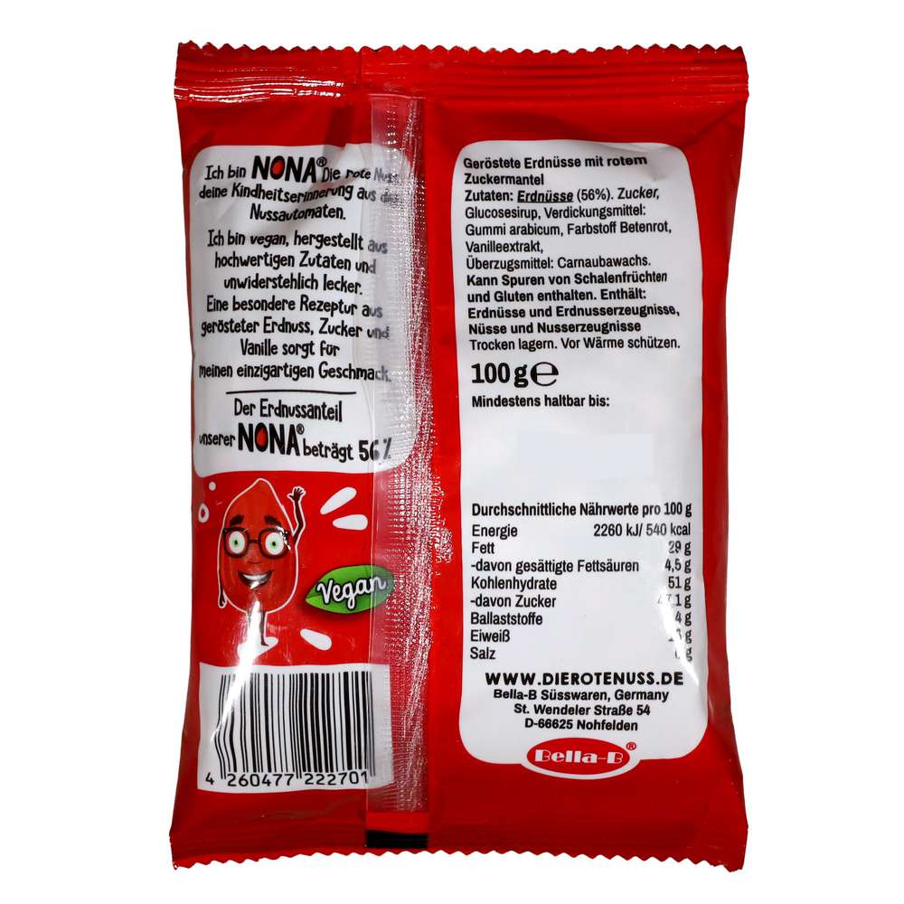 Produktabbildung Bella-B Die rote Nuss Vegan