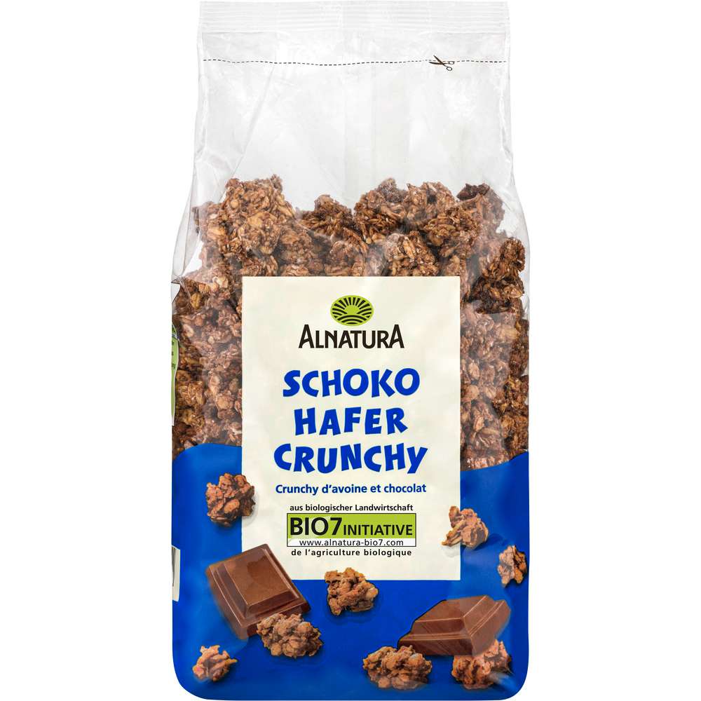 Produktabbildung Alnatura Bio Müsli, Hafer Chrunchy, Schoko