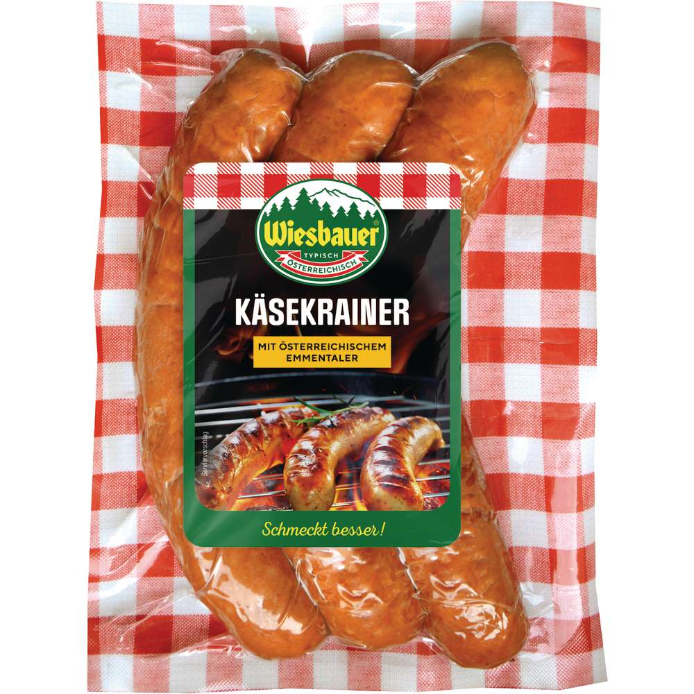 Produktabbildung Wiesbauer Käsekrainer