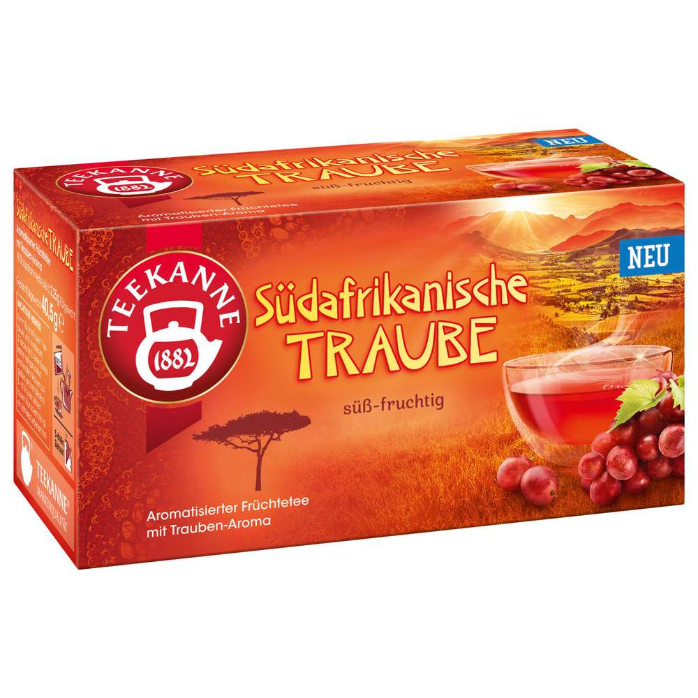 Produktabbildung Teekanne Früchtetee, Südafrikanische Traube